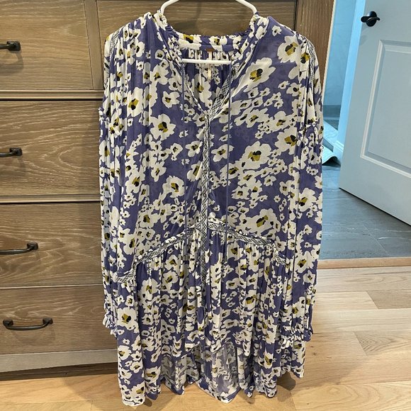 Free People Floral Blouse - Picture 1 of 2